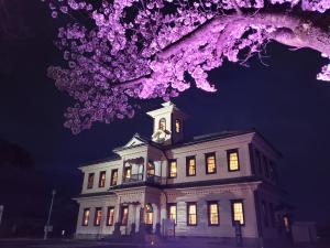 郡役所夜