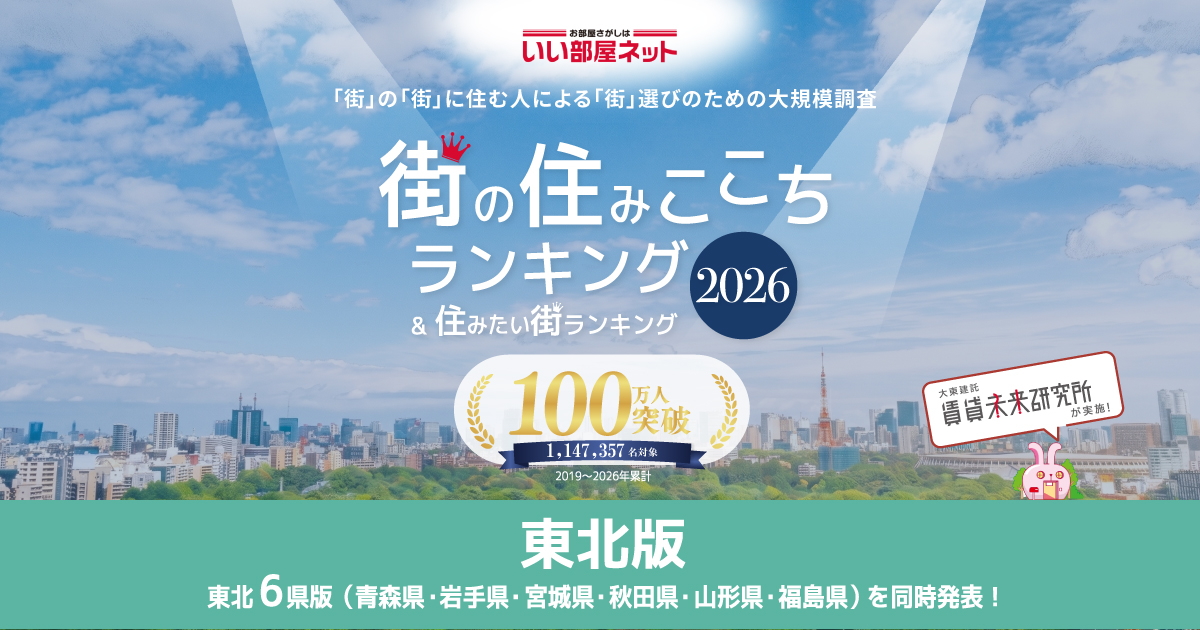 街の住みここちランキング2026東北版