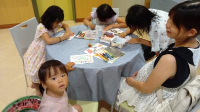 町外から来ました